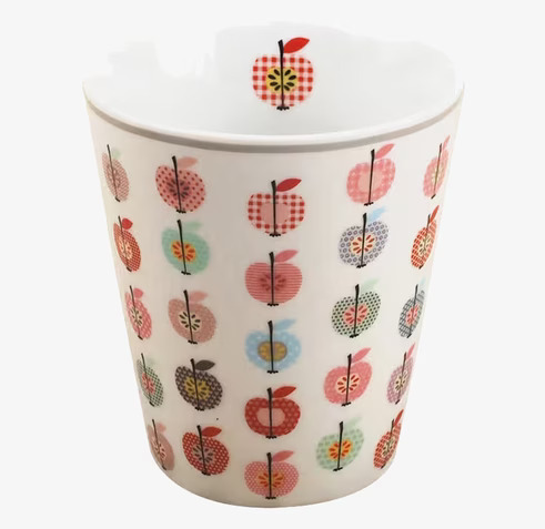 Happy Mugs - Apple från Krasilnikoff med färgglada äpplen