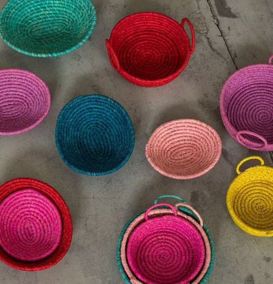 Färgglada Ovala Brödkorgar Rice från varumärket Rice