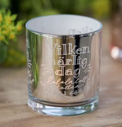 Vilken Härlig Dag Silver - Majas Cottage ljushållare i silver