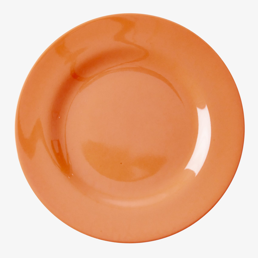 Assiett Neon Orange från Rice, färgstark och livfull design