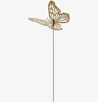 Dekopinne Fjäril Guld från Pluto Produkter i detalj