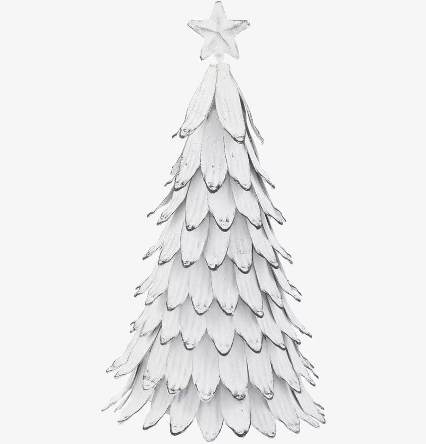 Julgran Vit Metall från IB Laursen med detaljerad design