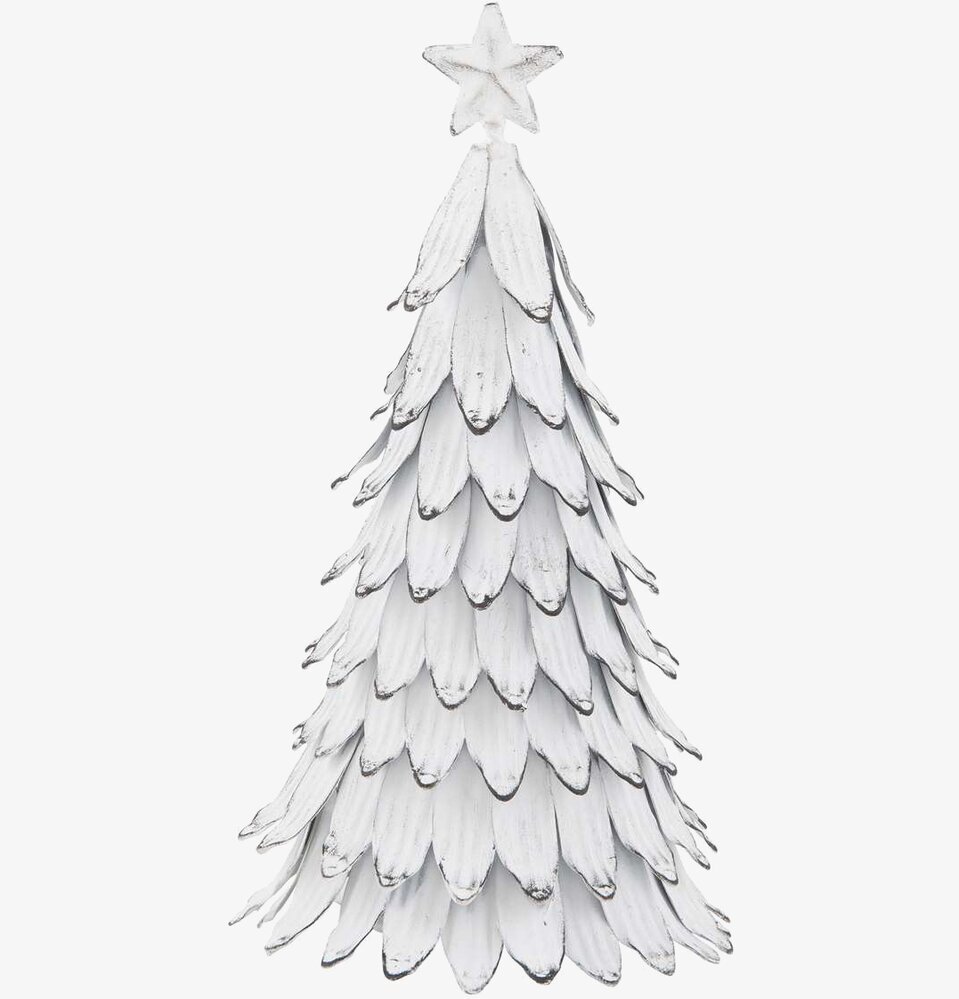 Julgran Vit Metall från IB Laursen med detaljerad design