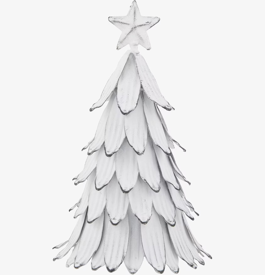 Julgran Vit Metall Mellan från IB Laursen med vit finish