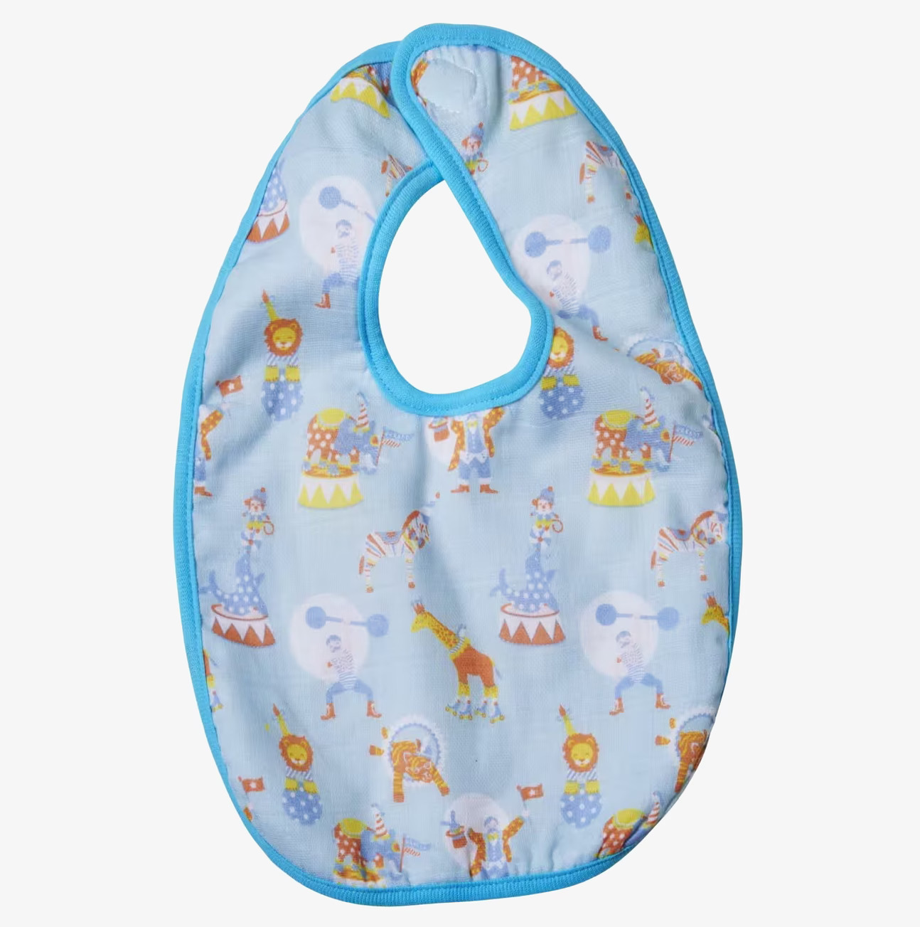 Haklapp Blå RICE med cirkusmotiv från varumärket Rice