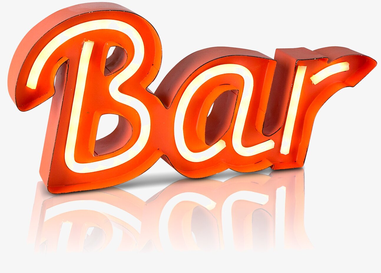 BAR - LED Neon Sign från Americana Classic Vintage i orange