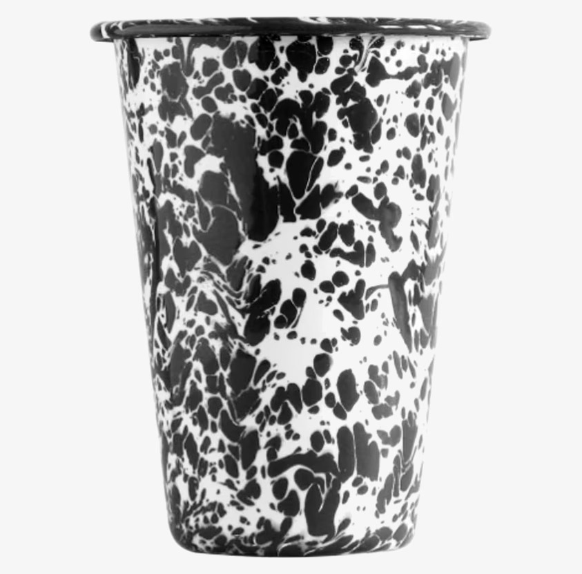 Mugg Splatter - Svart från Crow Canyon Home med unikt mönster