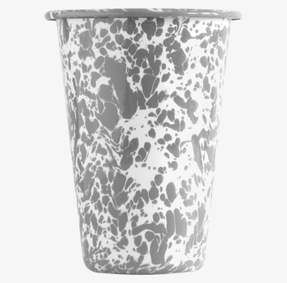 Mugg Splatter - Grå från Crow Canyon Home med unikt mönster