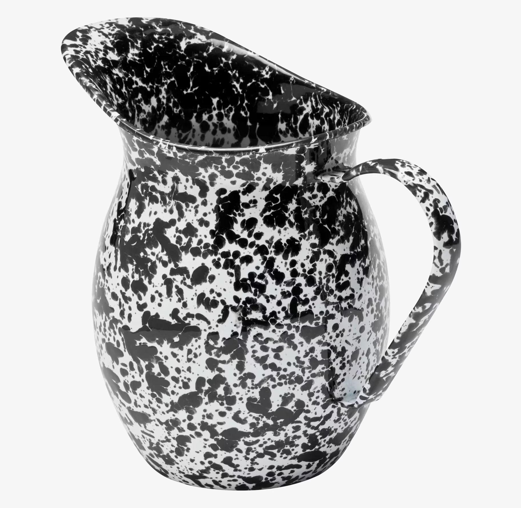 Kanna Splatter Svart Liten från Crow Canyon Home i emalj