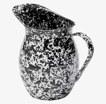 Kanna Splatter Svart Liten från Crow Canyon Home i emalj