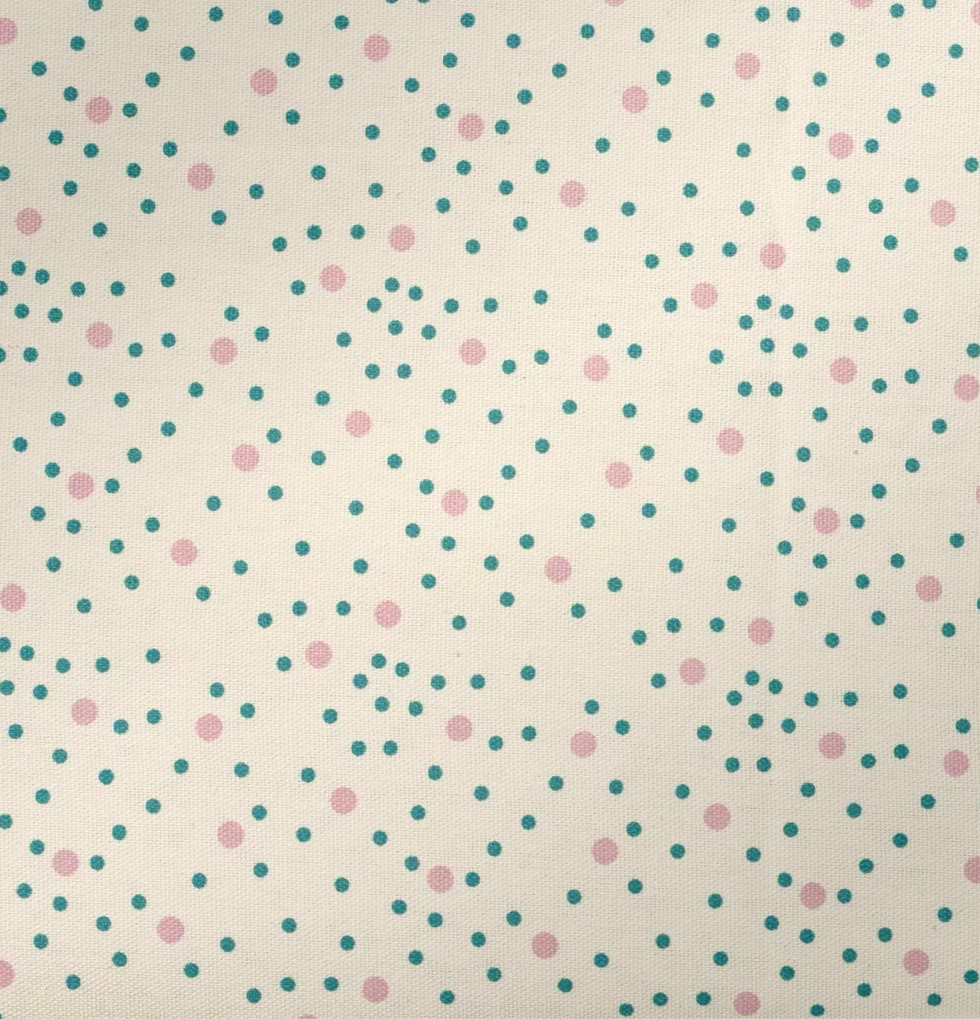 Vaxduk Connecting The Dots från Rice med prickigt mönster