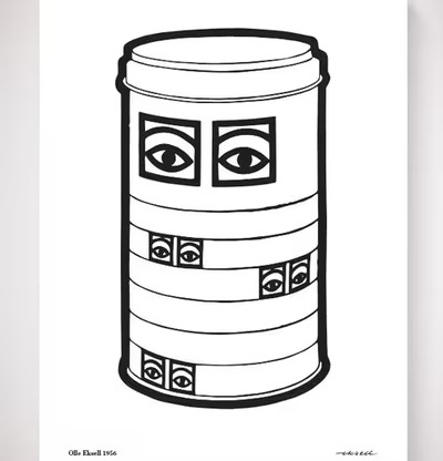 Ögon Cacao -1956-Can Black & White av Olle Eksell