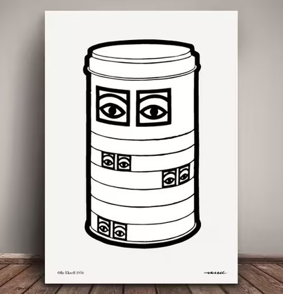 Ögon Cacao -1956-Can Black & White av Olle Eksell