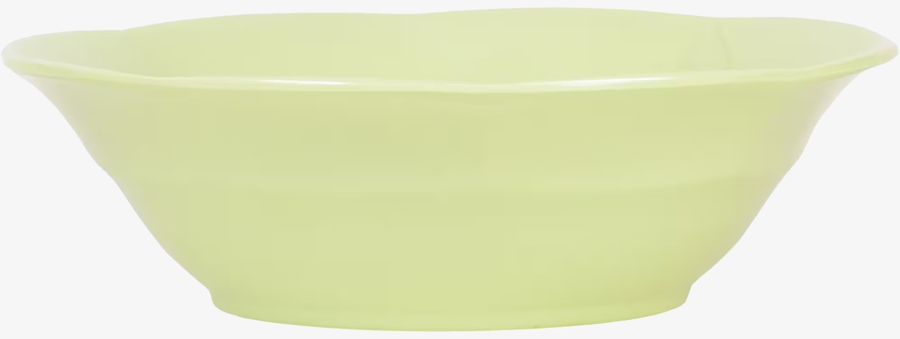 Skål - Mint från Rice, ljusgrön med mjuka, rundade kanter