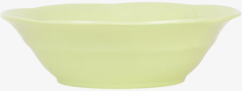 Skål - Mint från Rice, ljusgrön med mjuka, rundade kanter