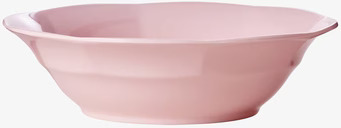 Skål - Soft Pink från Rice, elegant rosa plastskål