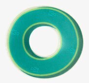 Reflexklistermärken från Firefly på grön rulle med hålighet