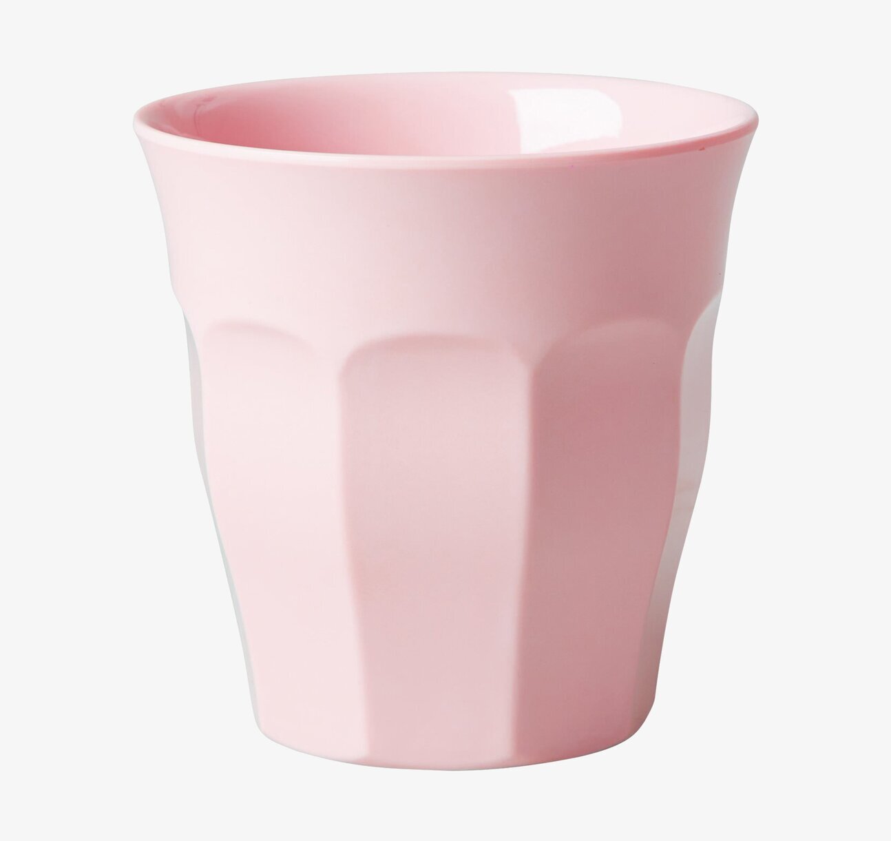 Bild av mugg med mjuk rosa färg och glänsande finish