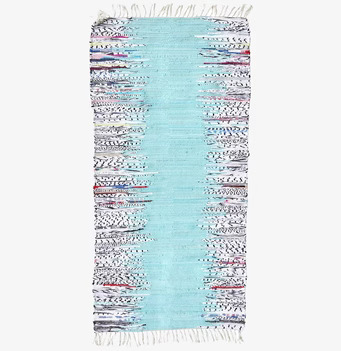 Trasmatta Turkos RICE från Rice med färgglada mönster