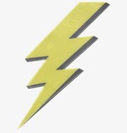 Reflexklistermärken från Firefly i blixtform för ökad synlighet