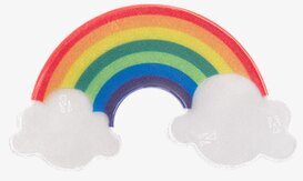 Firefly Reflexklistermärken med regnbågsmotiv och moln