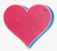 Firefly Reflexklistermärken i hjärtform, rosa och blå