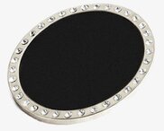 Reflexbrosch Silver Stenar från Firefly med silver och stenar