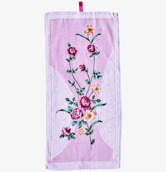 Gästhandduk 3-Pack Vintage Flower från Rice med blommönster