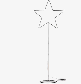 Stjärna Smide Golv Med Ljusslinga från Different Design