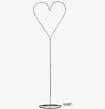 Hjärta Smide Golv Med Ljusslinga från Different Design