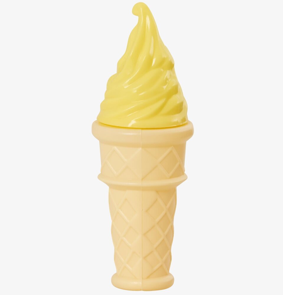 Såpbubblor Glasstrut från Rice, gul leksak formad som glass