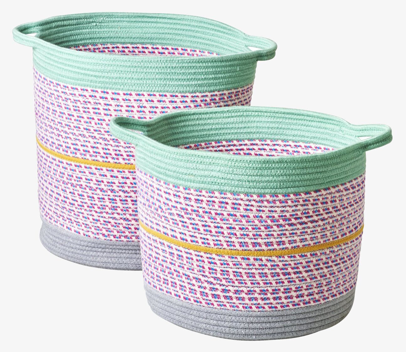 Förvaringskorgar - Multicolor från Rice i färgglad design