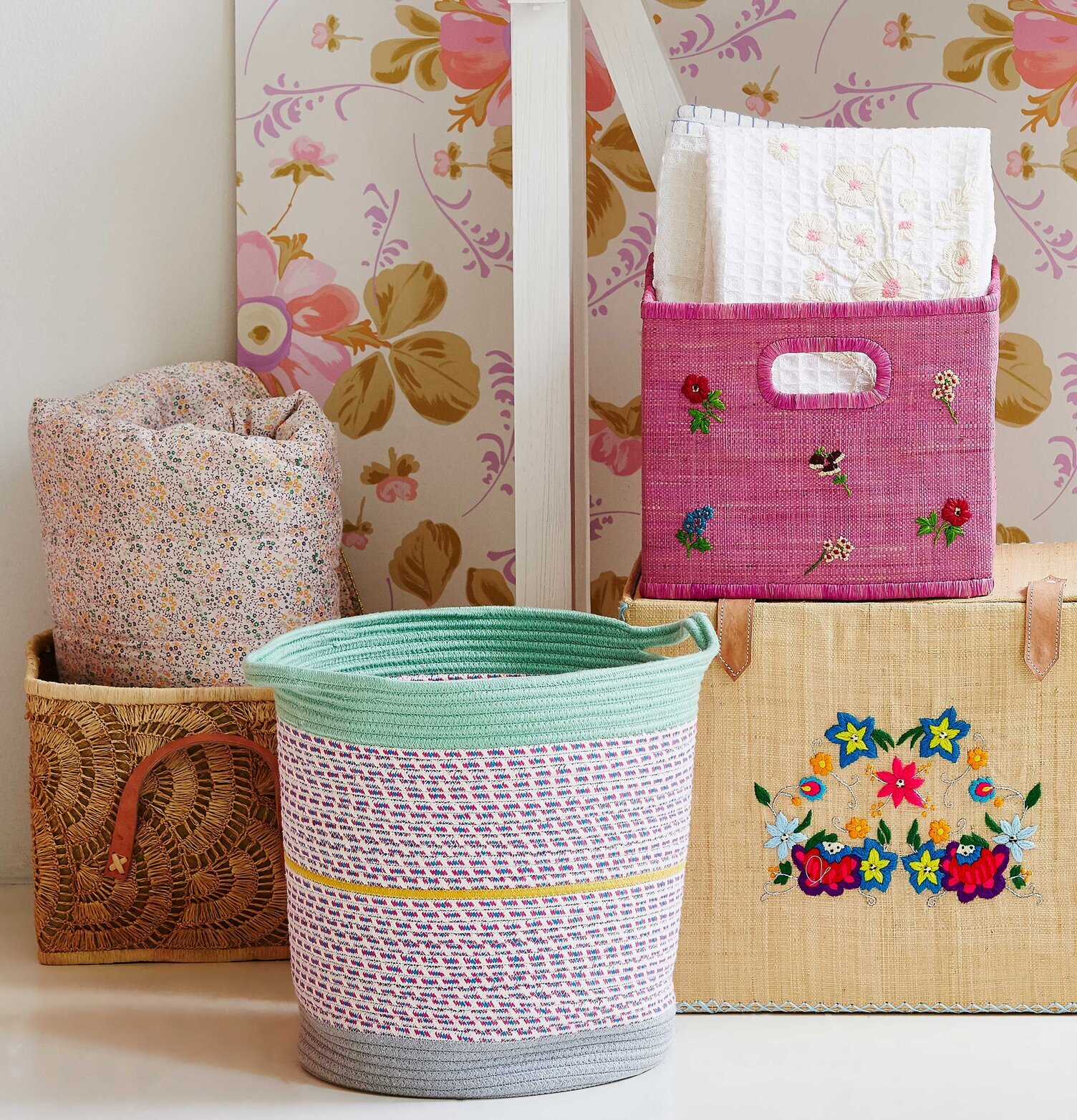 Förvaringskorgar - Multicolor från Rice i olika färger