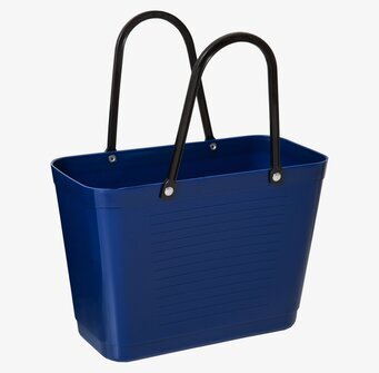 Väska Liten Hinza Blå från Hinza i plast med svarta handtag