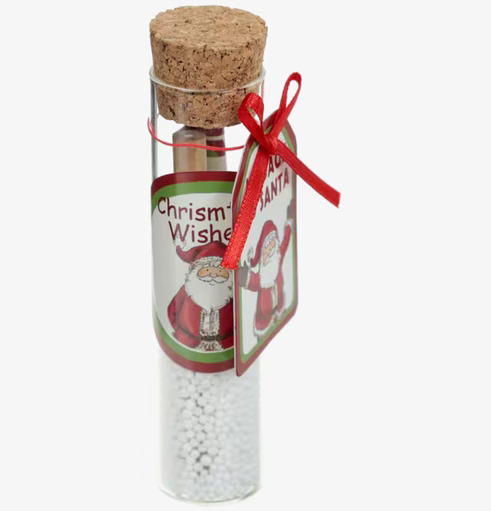 Önskeburk Tomten från Puckator med juldesign och kork