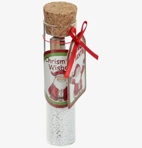 Önskeburk Tomten från Puckator med juldesign och kork