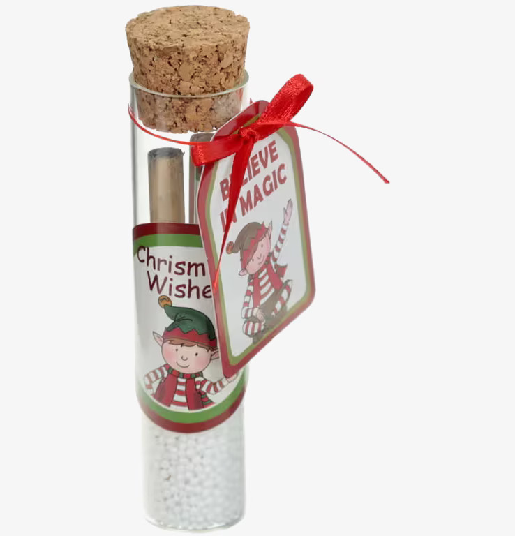 Önskeburk Tomtenisse från Puckator med juldekorationer