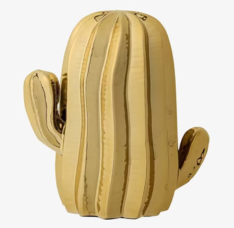 Kaktus Guld från Bloomingville - lyxig kaktus med guldglans