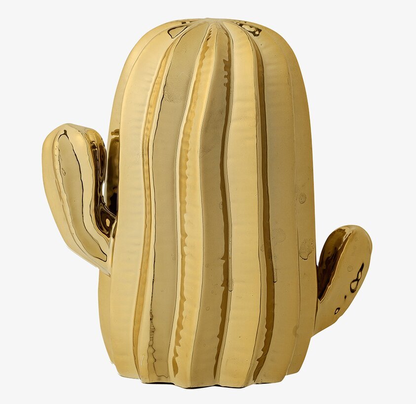 Kaktus Guld från Bloomingville - lyxig kaktus med guldglans