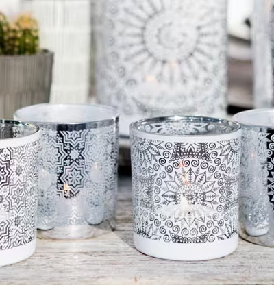 Maroccan - Majas Cottage ljushållare med marockanska mönster