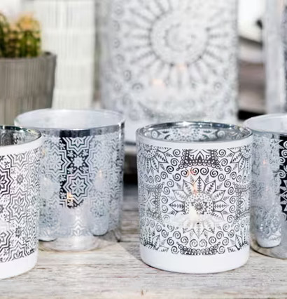 Maroccan - Majas Cottage ljushållare med marockanska mönster