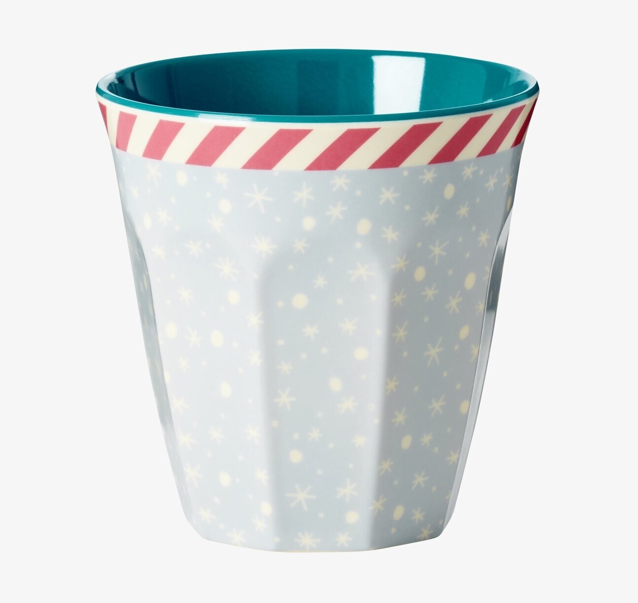 Mugg X-mas Snöflingor från Rice med vintrigt snöflingemönster