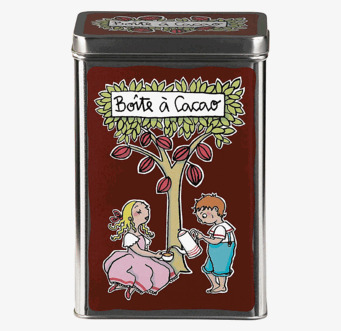 Derriére la porte Kakao brun (utgående) dekorativ burk