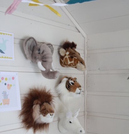 Djurhuvud Enhörning Mini från Brigbys i ett barnrum