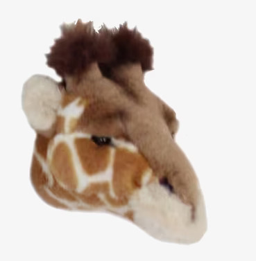Djurhuvud Giraff Mini från Brigbys, realistisk väggdekoration