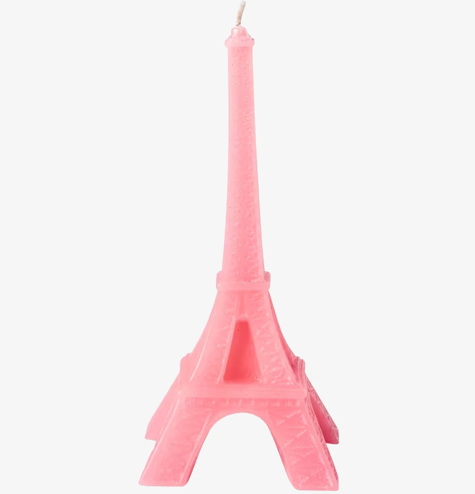 Ljus Eiffeltornet Rosa från Rice i detaljrik design