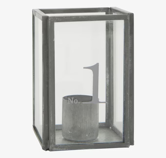 Adventsljusstake Zink från IB Laursen i minimalistisk miljö