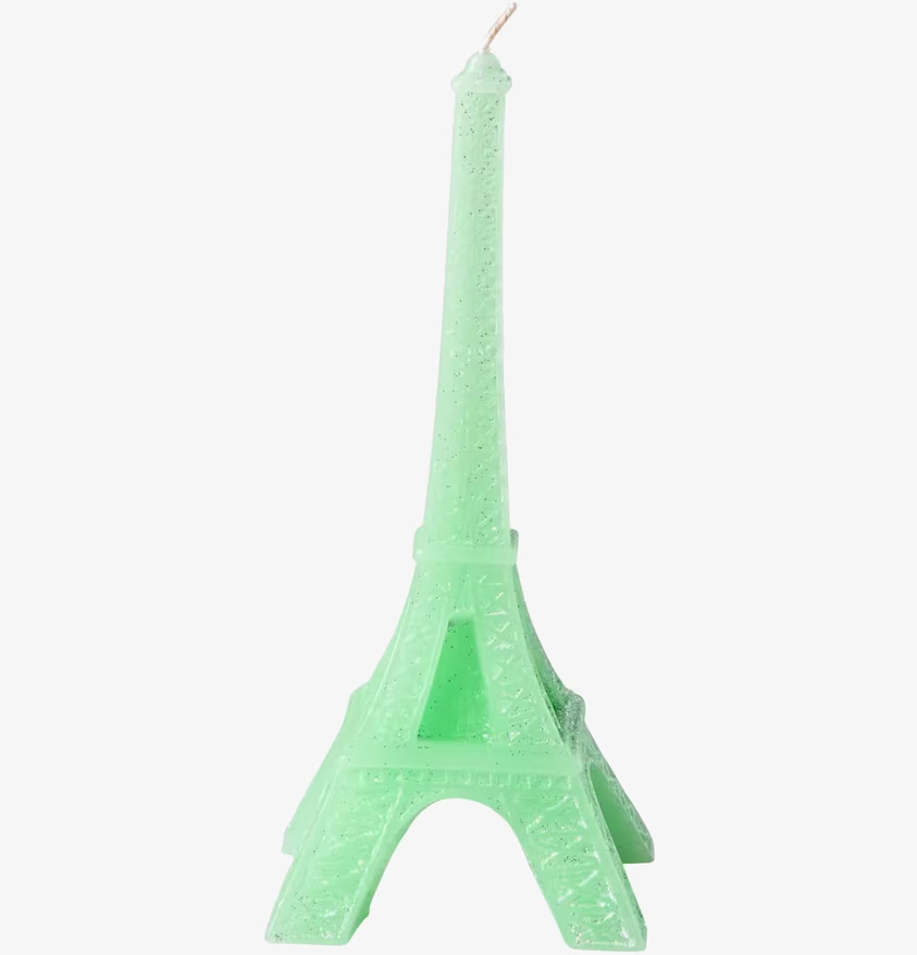 Ljus Eiffeltornet Grön från Rice, dekorativt grönt ljus
