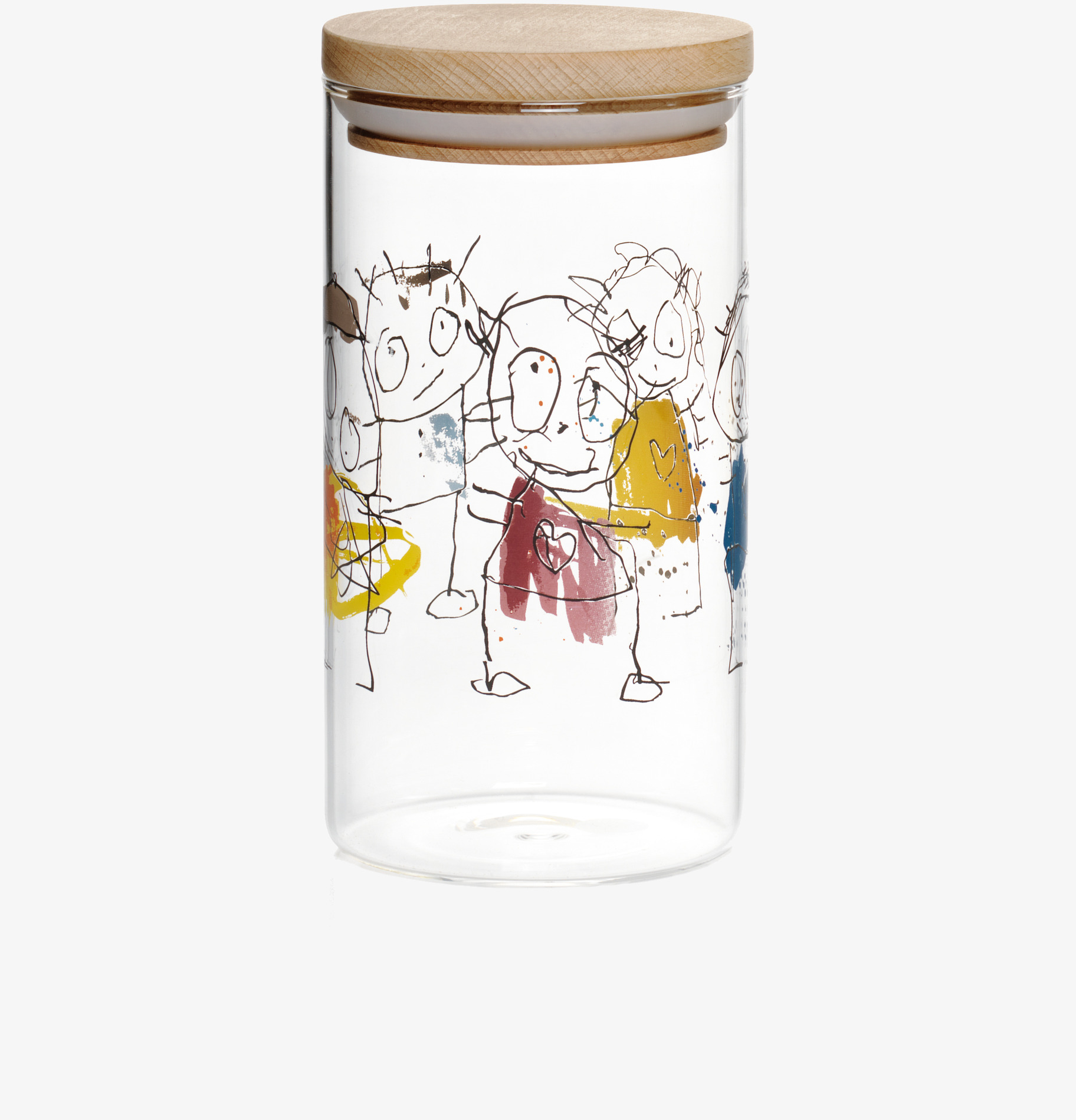 Glasburk Icons M från Poul Pava med lekfulla illustrationer