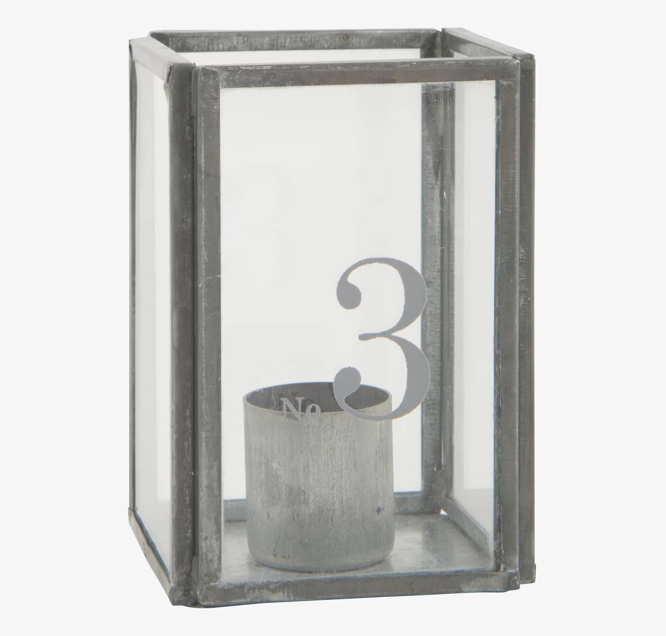 Adventsljusstake Zink från IB Laursen med robust design